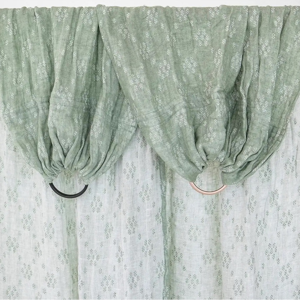 Wildbird Carrier Ring Sling Flower Sage Green Rose Gold